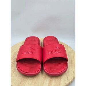 Puma Cool Cat Slides Flip Flop Sandals Red Mens Size 10